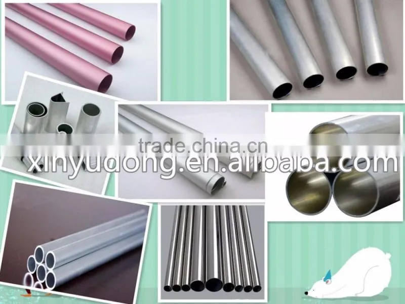 High quality aluminum extruded profile round hollow tube