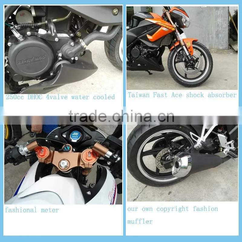 Oem fashional china racing motorcycle 250cc for sale(ZF250GS)