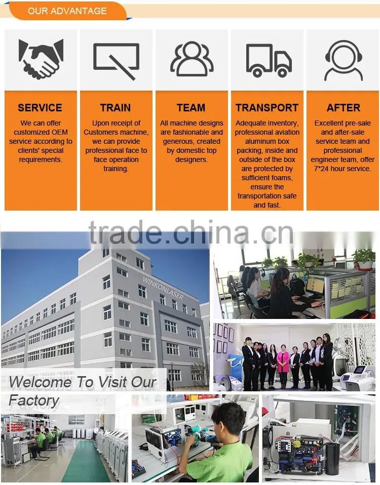 Most effective professional ipl xenon flash lamp 4 in 1 multifunction laser device