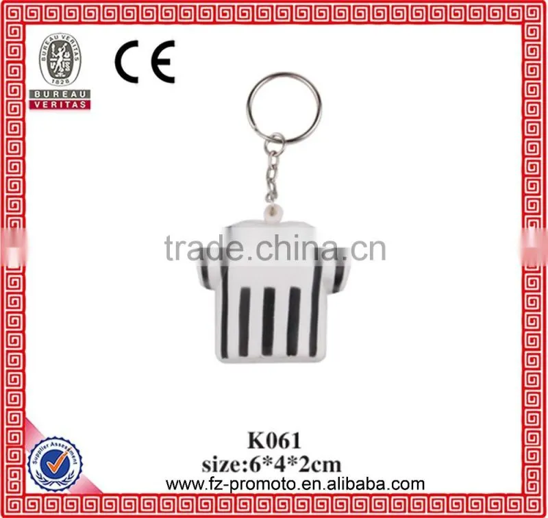 T-shirt foaming keychain for sale
