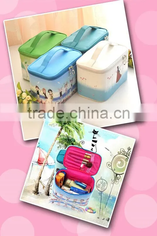 Good quality colorful cosmetic bag for lady