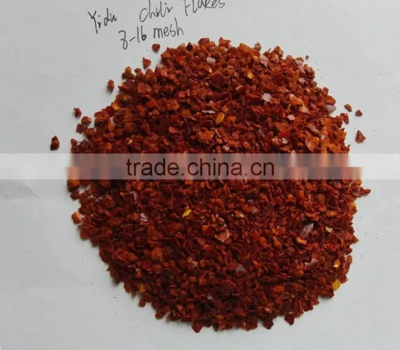Bulk Sweet Crushed Red Chili Pepper Flakes Crop around the world