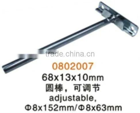 Adjustable 68x13x10mm steel zinc-plated invisible shelf support