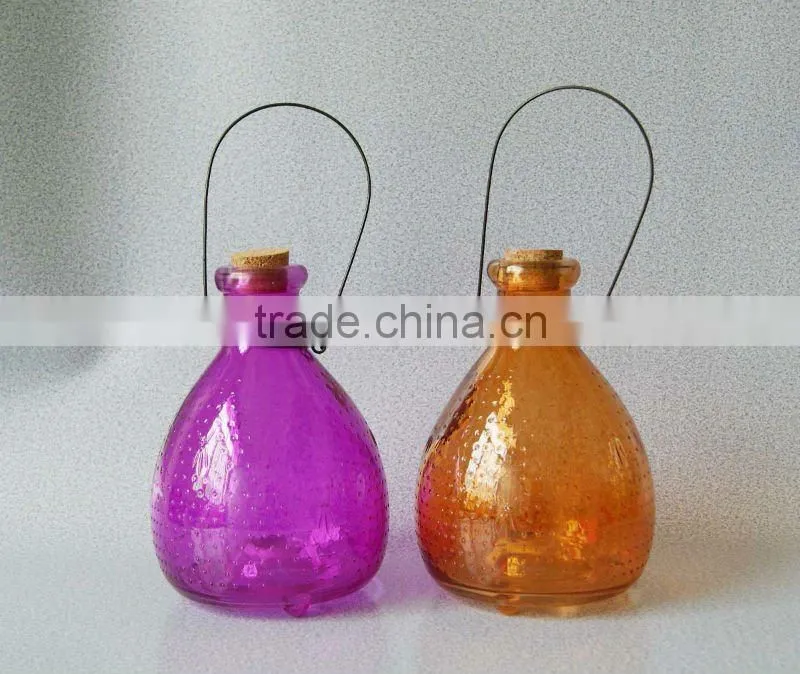 Big size colored glass wasp catcher