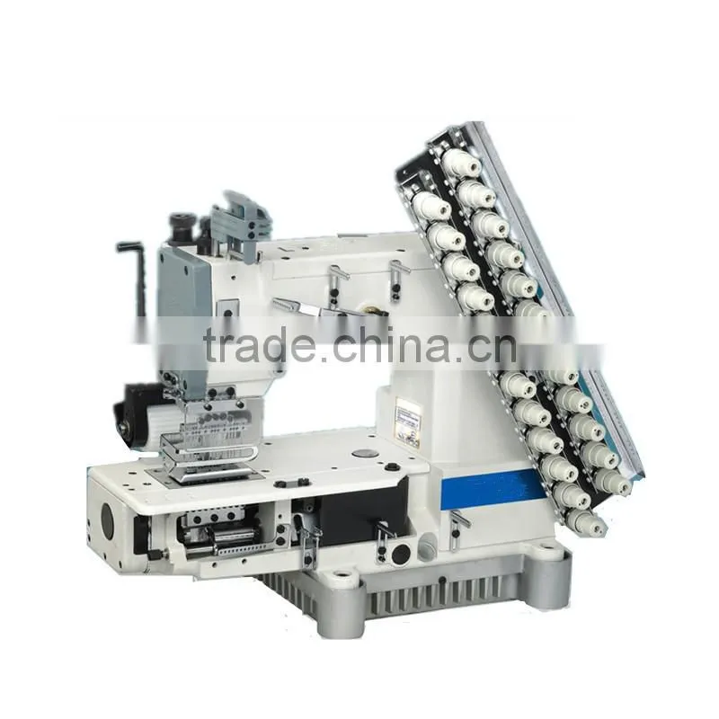 12 Needles 1/4 Inch (6.4mm) Gauge Double Chainstich Sewng Machine Siruba Sewing Machine Price CS-VC009
