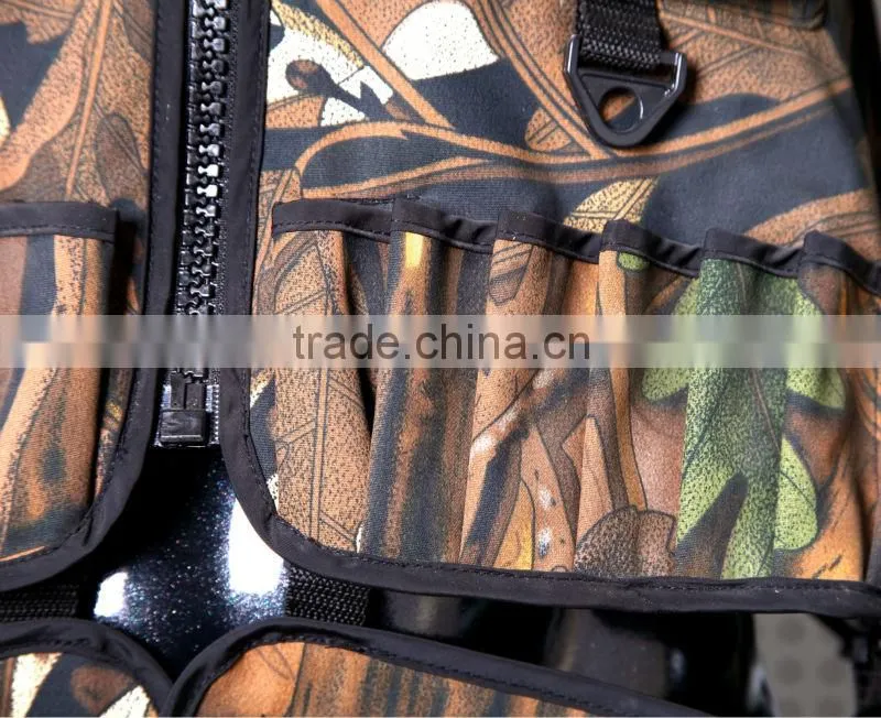 2016 The most popular fashion design camo combat tactical safari hunting vests