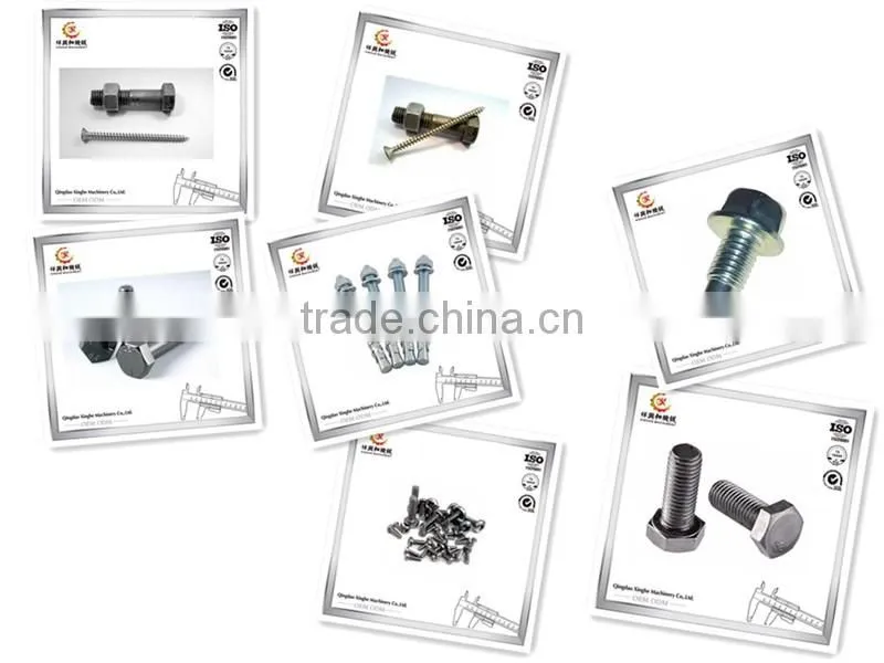 Customized M4 thread stainless steel U bolts galvanized threaded bolt