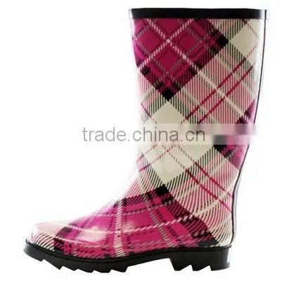 Women's Mid Calf Waterproof Rainboots