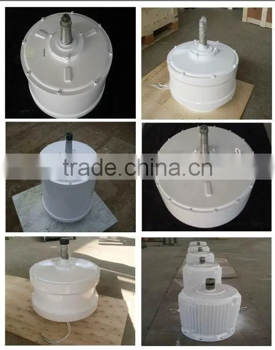 low speed low rpm permanent magnet alternator generator for water turbine or wind turbine