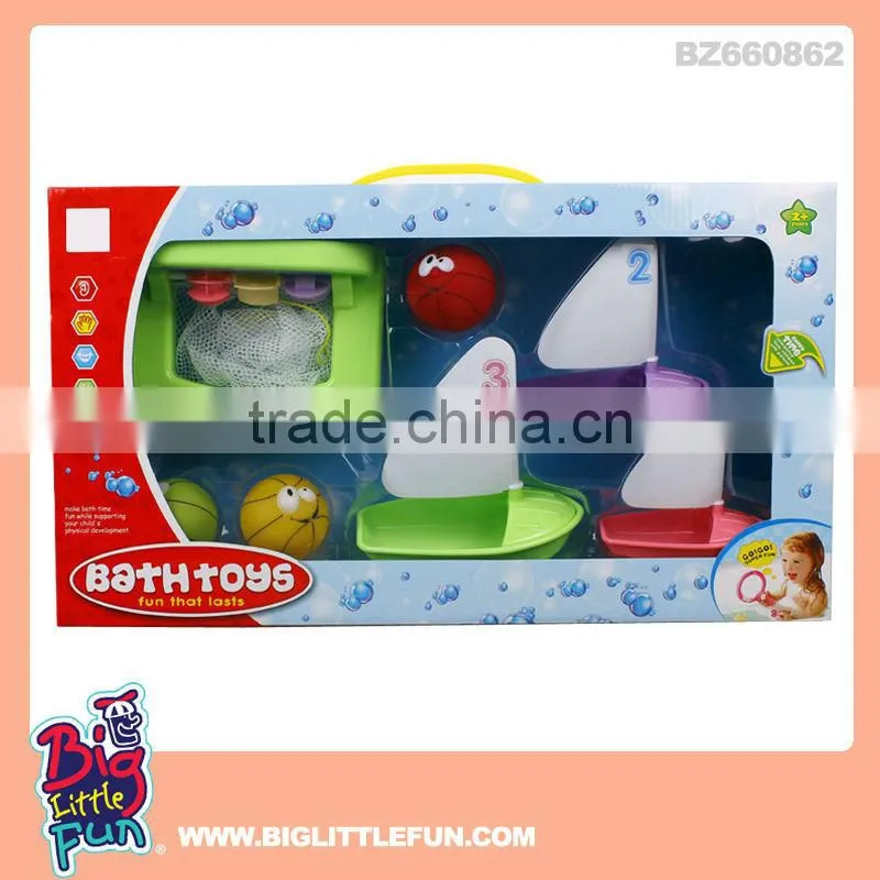 Baby bath set mini basketball toy
