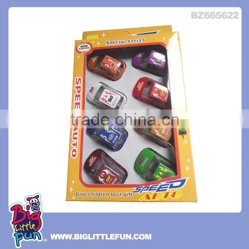 Pull back toy police mini car toy