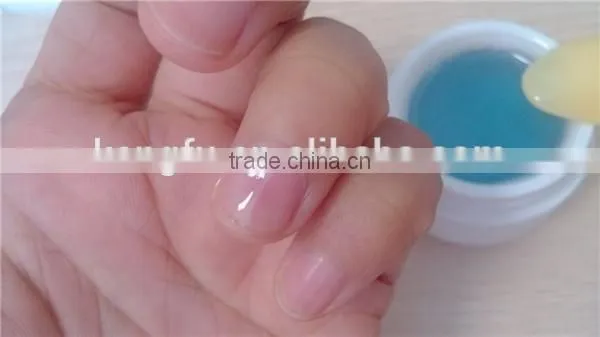 UV builder gel made in china transparent blue extension gel