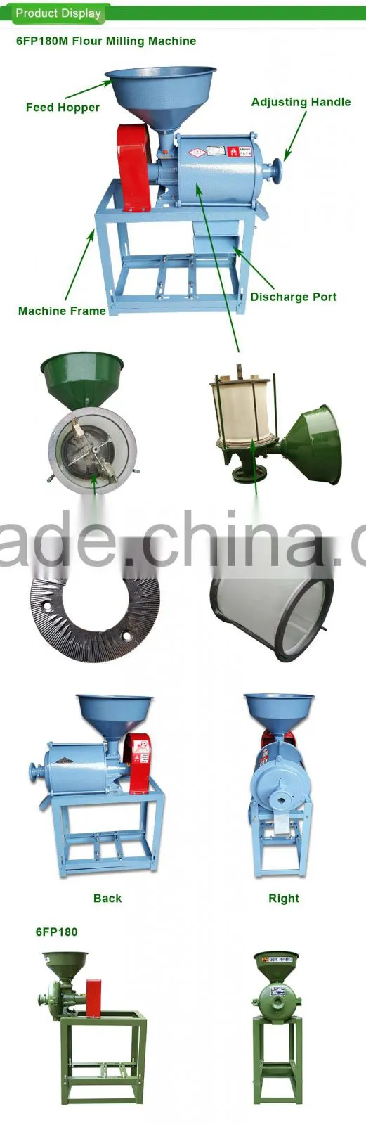 WANMA4643 Factory Price Cassava Flour Mill Machine