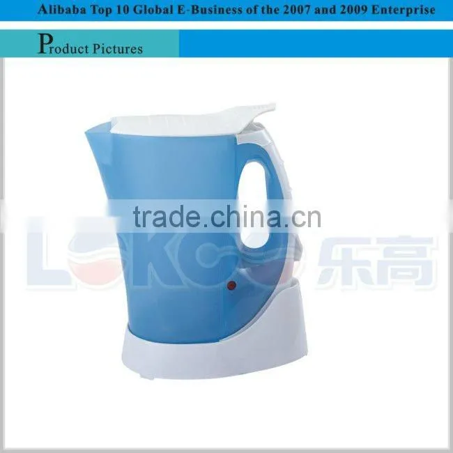 Cordless plastic electric water boiler with heating base 1.0L