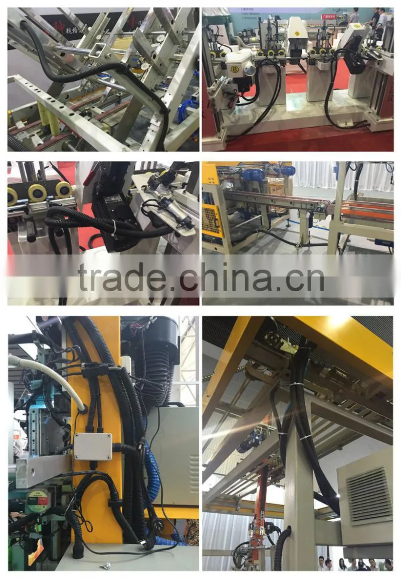 German standard opening corrugated flexible pipe for heavy equipment railway etc