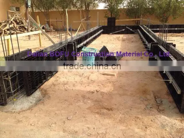plastic concrete formwork