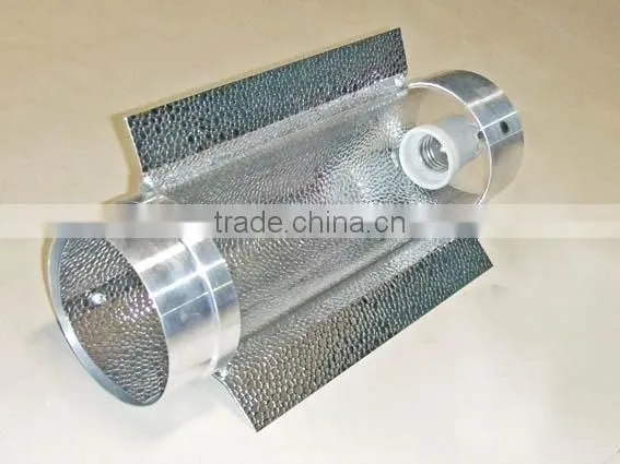6" Inch Hydroponic Grow Light Air-Cooled Tube Reflector w/wing socket