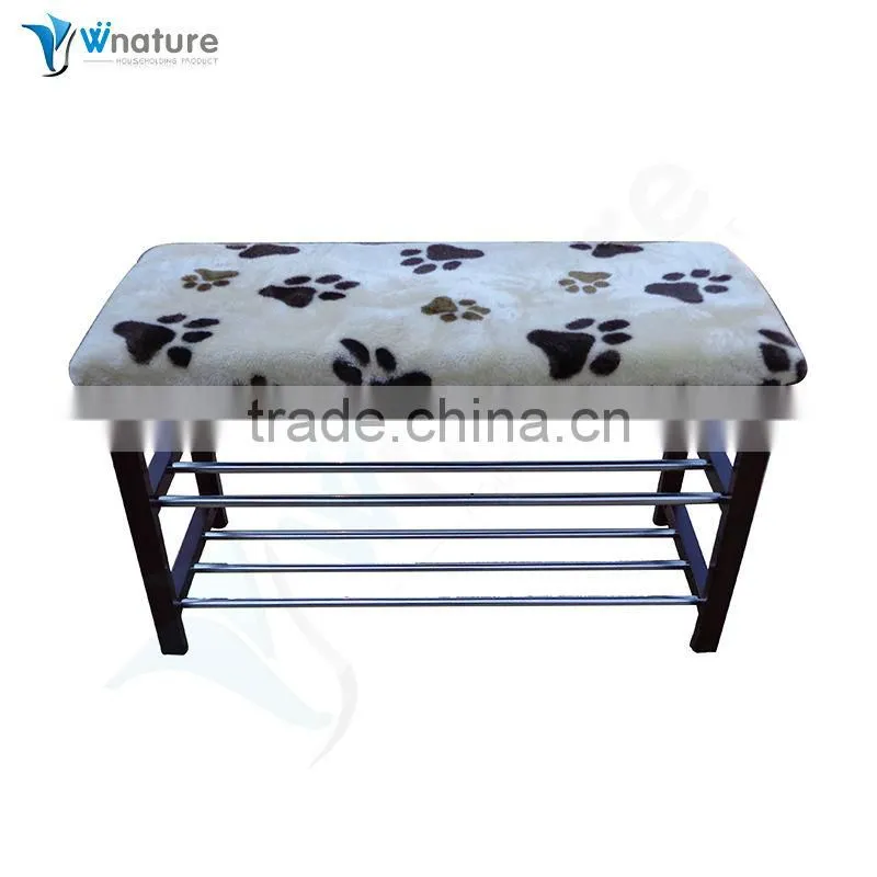 wooden Shoe Rack Bench