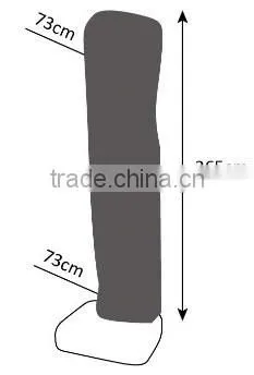 Polyester Garden Sun Umbrella Cover Waterproof with Zipper
