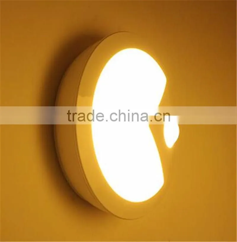 Energy saving LED light eat peas human body induction lamp Intelligent light sensing creative bedside lamp Baby night lamp