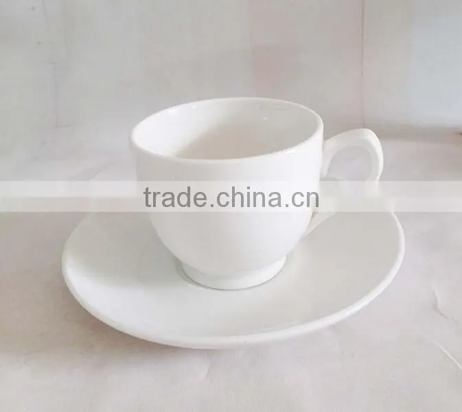 Haonai Good quality color glazed sublimation coffee tea cup mug set