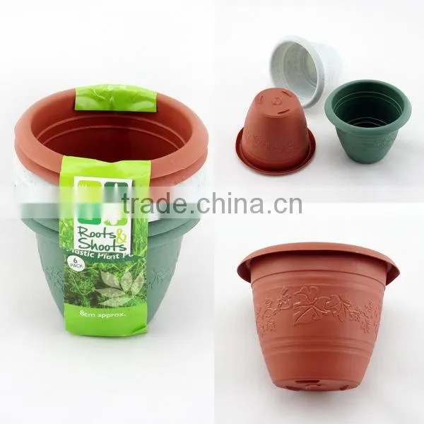 6PK Cheap disposable flower pots wholesale