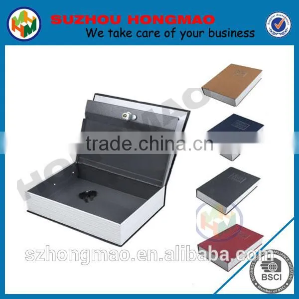 book shaped storage box hidden money box