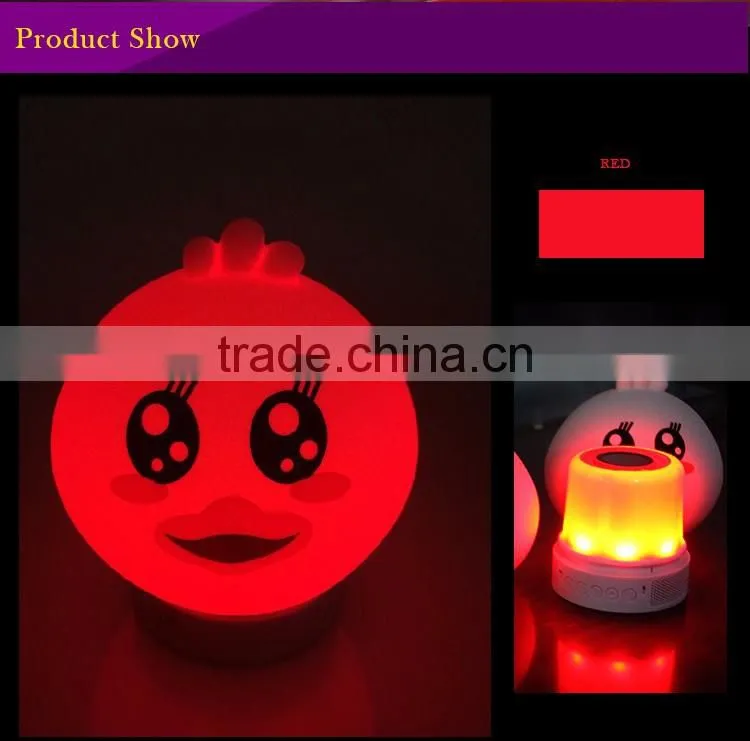 New products mp3 hot videos free download led night light kids waterproof speaker bluetooth