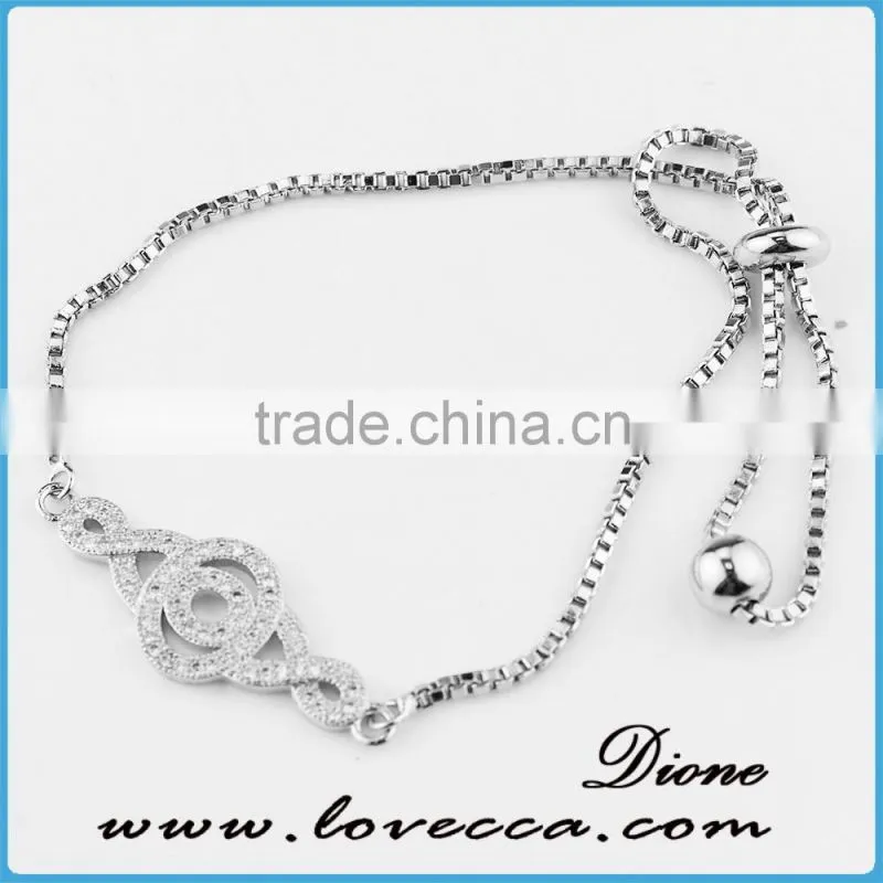 Gift For Her Small CZ Bracelet Tiny Diamond Micro pave Bracelet