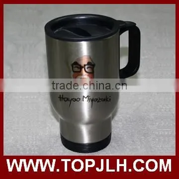 Hot Selling blank Metal Car Mug Traveling Tea cups