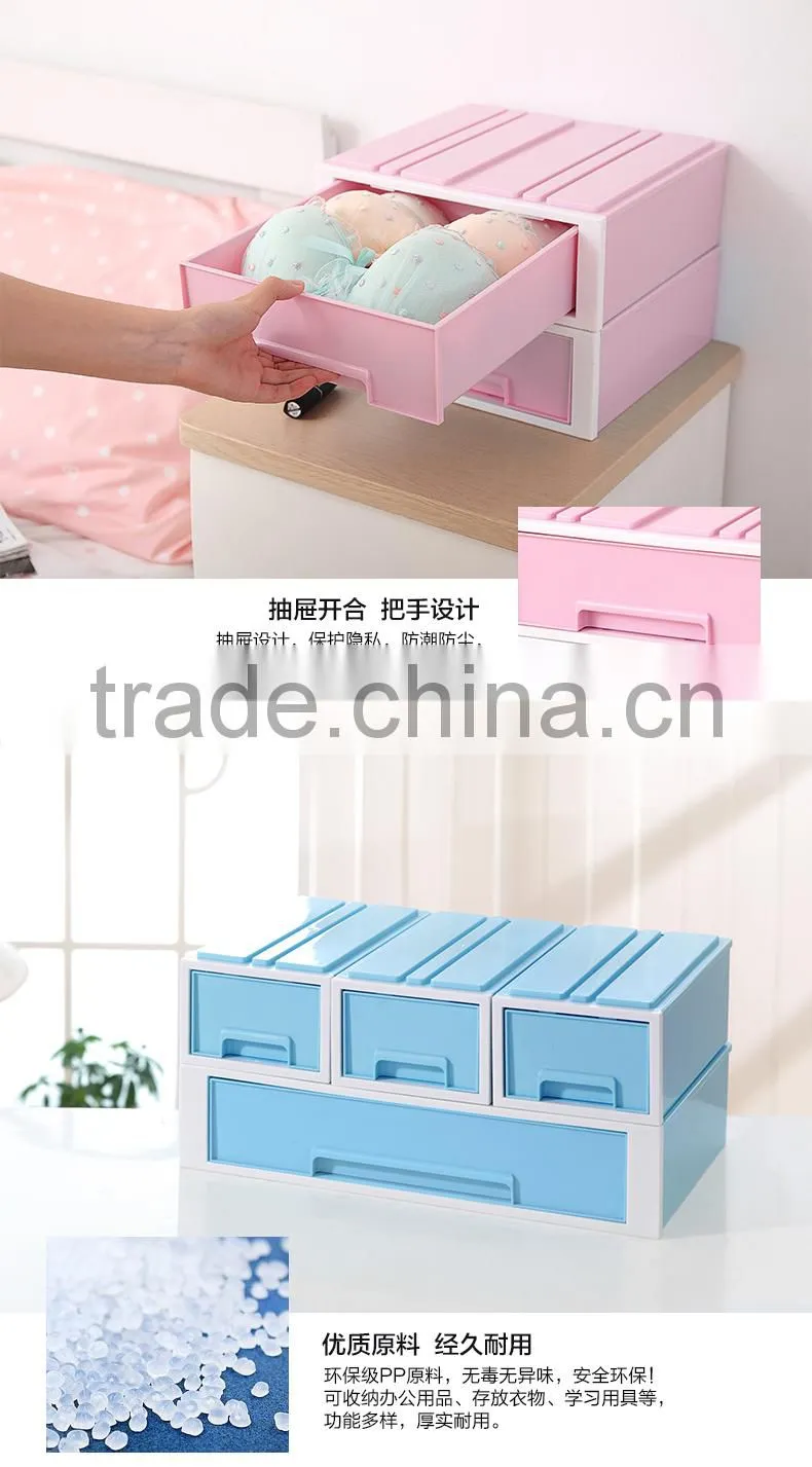 emc Plastic drawer for house, plastic storage drawer with tiers