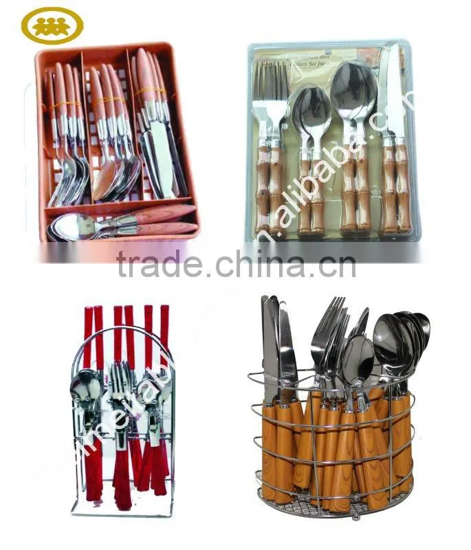 18/0 18/8 SS Hot sale 2012 popular colorful cutlery set