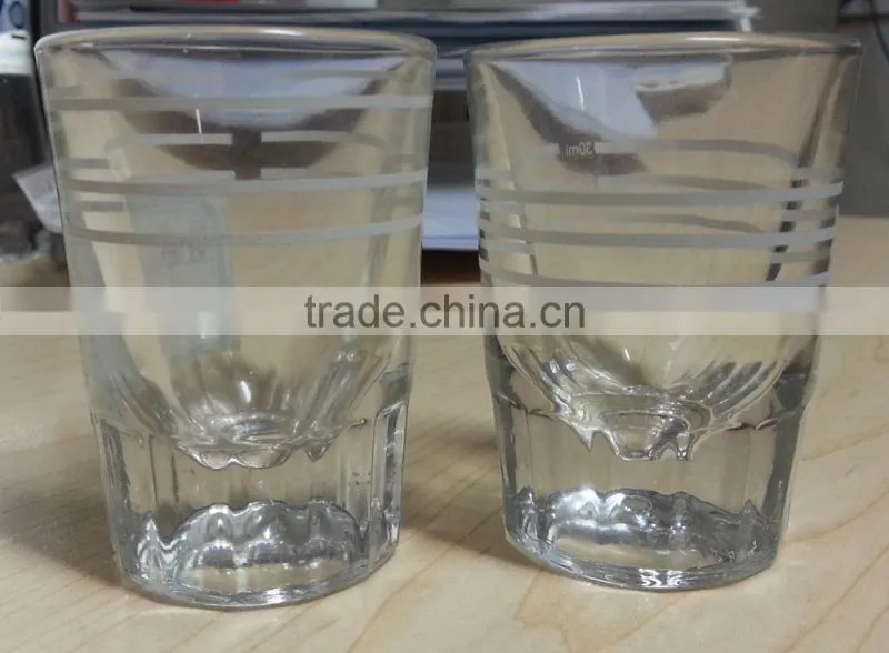 mini clear shot glass cup liquor glass