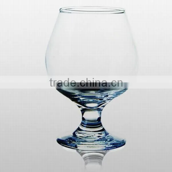 Hot sale clear glass cup drinking golet water goblet