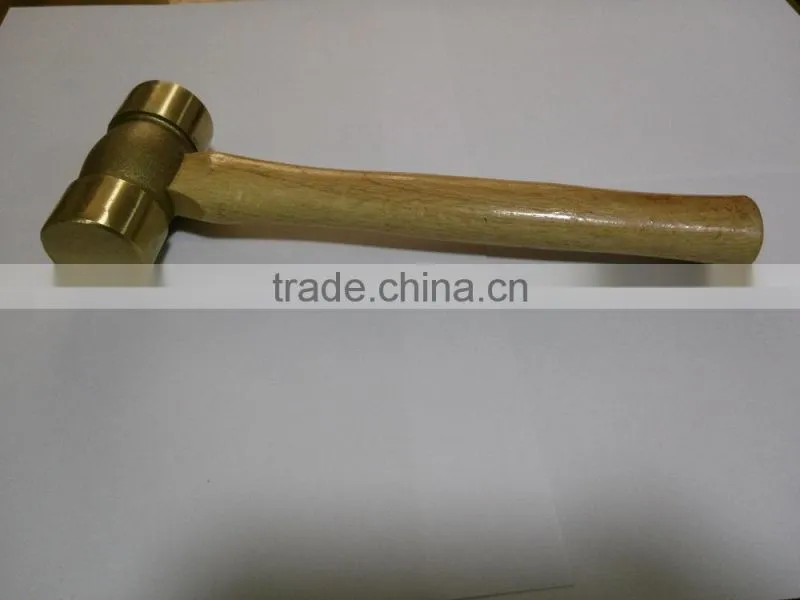 non-sparking hammer with wooden handle