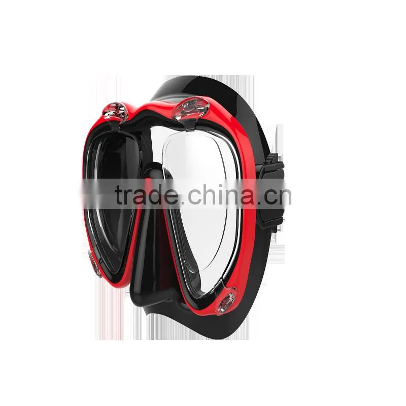 Hot Selling Customizable Tempered Glass Free Diving Mask