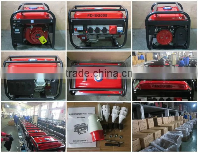 2.0KW 3 Phase Gasoline Generator 220V/380V, European type
