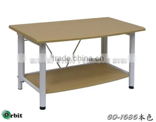 New modern design wood furniture TV stand with DVD storage rack