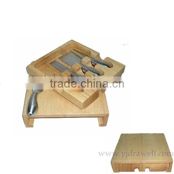 AM-1096 Wooden board wine and cheese set