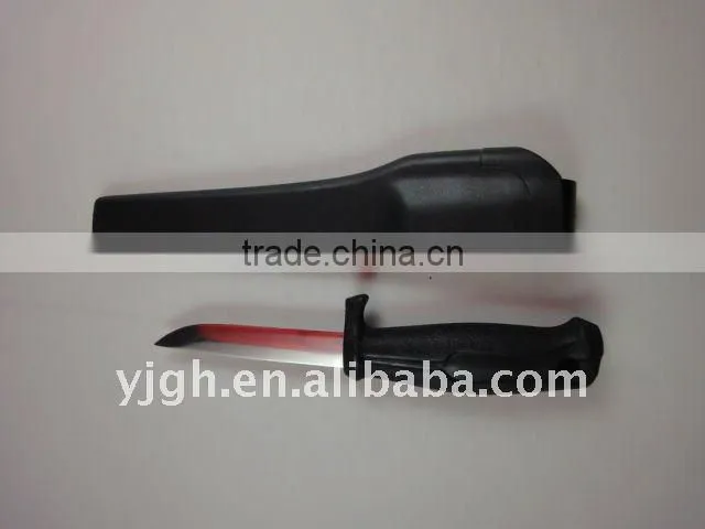 stainless steel utility knife with hat