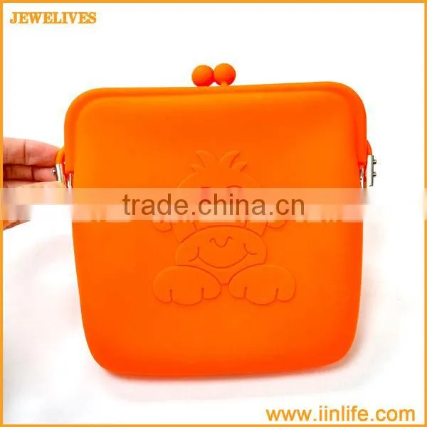 Best price Fashion Function Silicon bag Wallet Cellphone Mobile Silicon Cosmetic Bag Silicon coin bag Purse