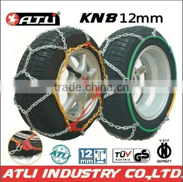 ATLI KN12mm steel zinc plated snow tire chains tyre chain anti skid chain