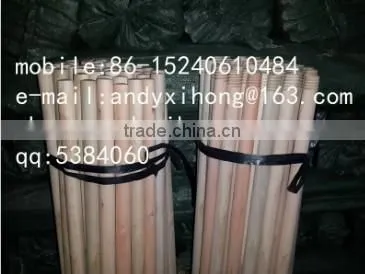 Varnished wooden broom stick/house cleaning wooden handle varnished/polished floor mop handle