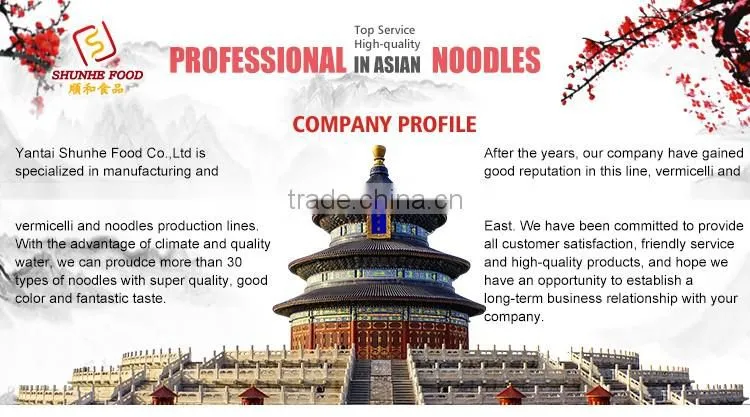 Certificated Bean Vermicelli Longkou Vermicelli 100g 250g