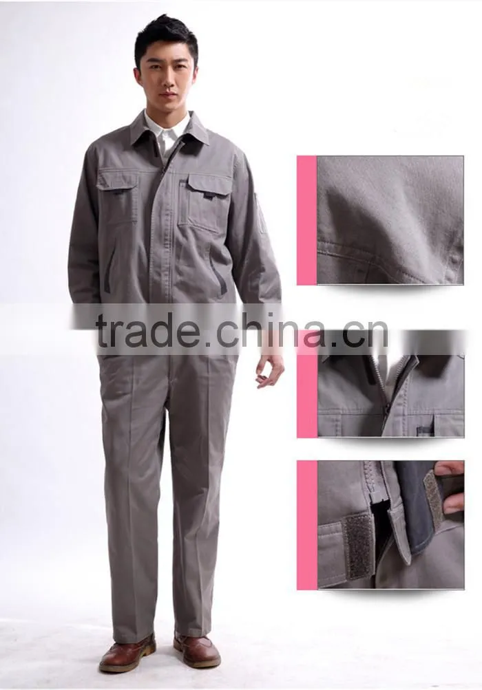 Custom Long Sleeve Cotton Welders Anti Static Coverall Work Suits Wholesale