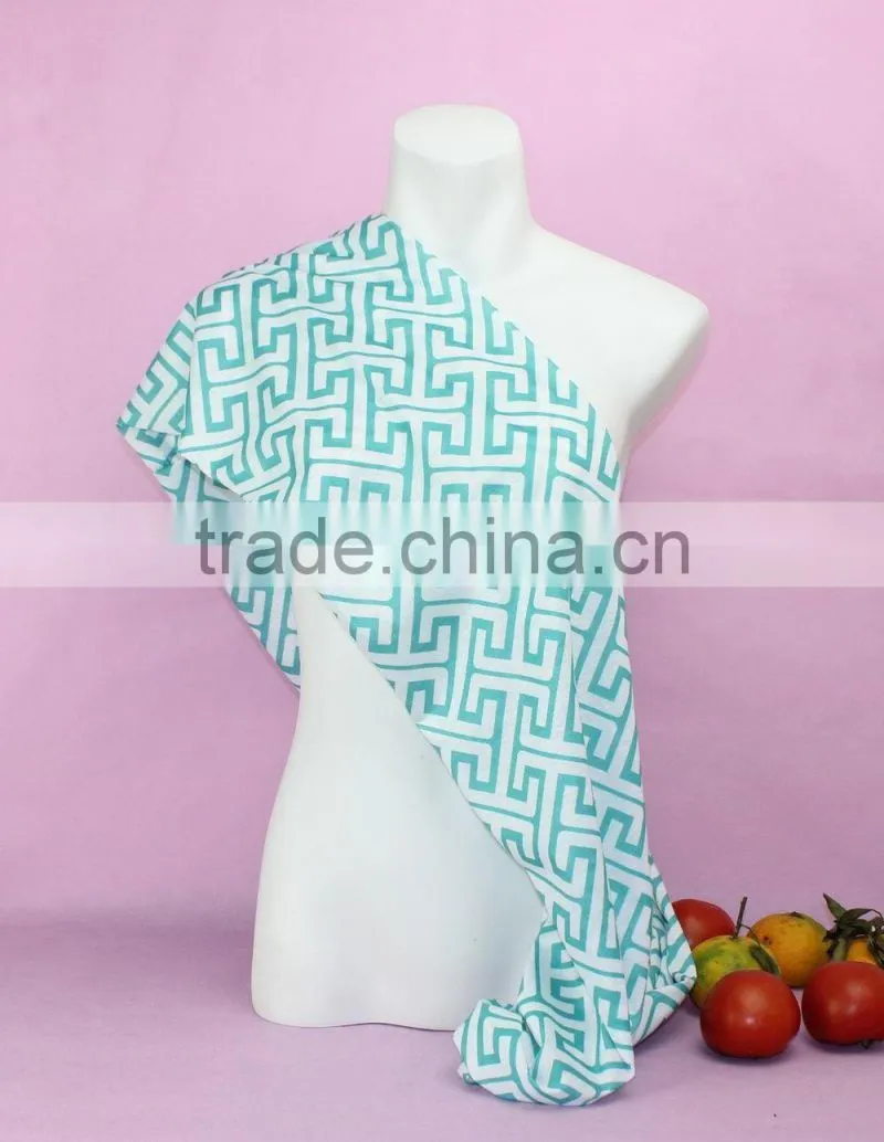 Monogram Jersey Winter Soft Fashionable Greek Key Scarf With Many Colors
