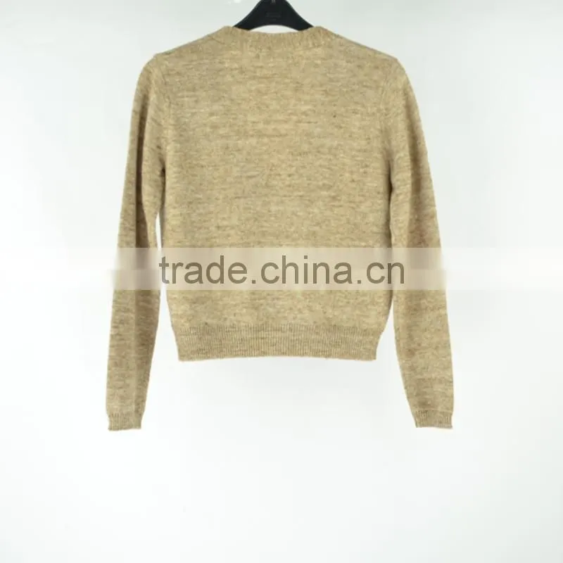 Children Clothes Hand Knitted Girls Cardigans Wool Sweater For Kids