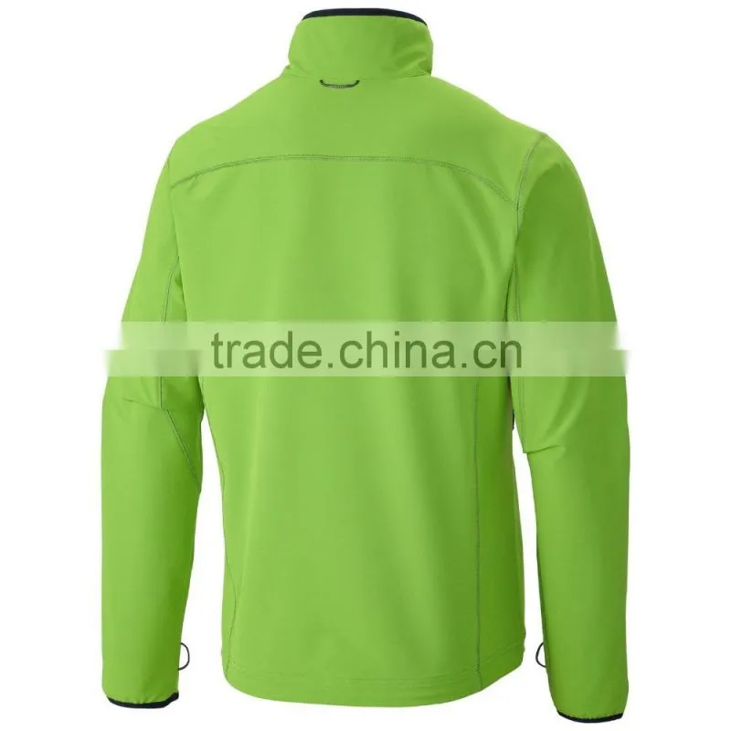 cheap custom hard-wearing softshell jacket for man