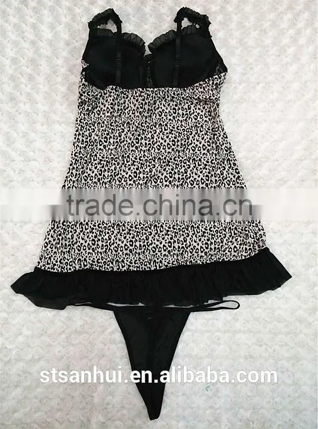 hot sale women lingerie set fashion sexy vest and thong