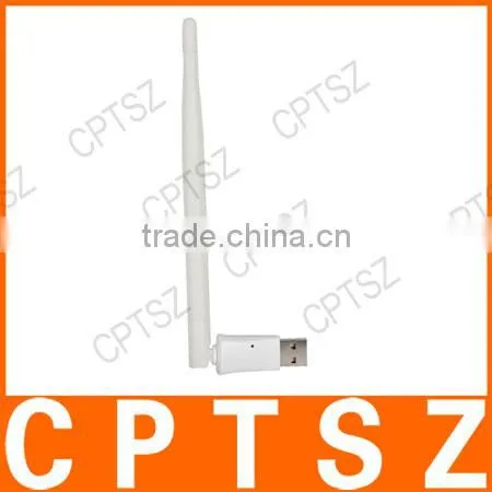 150Mbps Mini WIFI Wireless USB LAN Adapter 150M 802.11n / g / b Wi fi Network Card for PC TV with Antenna Computer Accessories